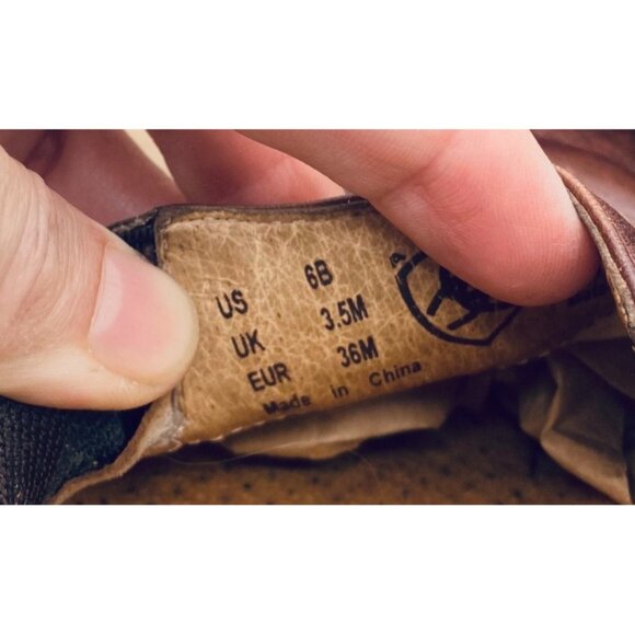 Ariat Shoes Womens 6 36 Brown Leather Slip On Paddock Clogs Western - Picture 5 of 12